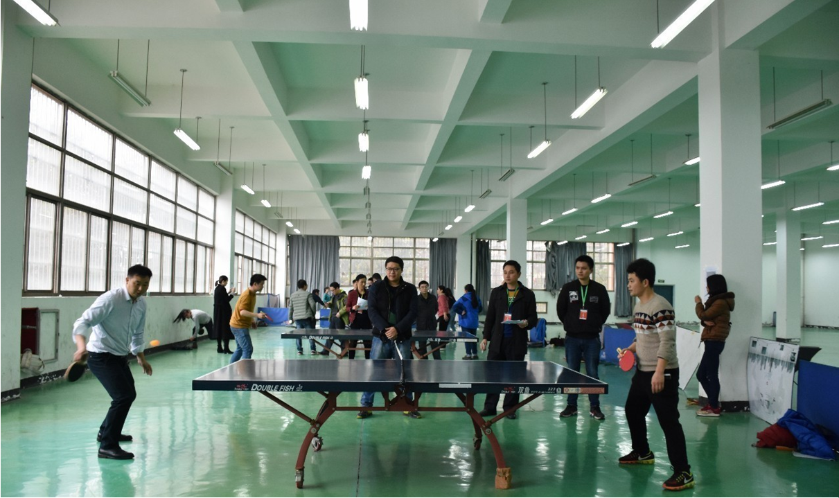 金开星空（中国）举办“筑梦杯”乒乓球比赛