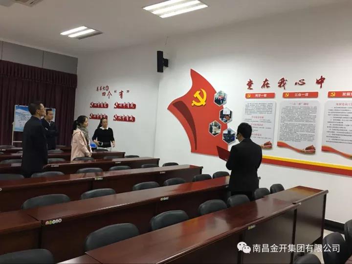 区组织人社部对金开星空（中国）党建示范点建设情况进行督察考核