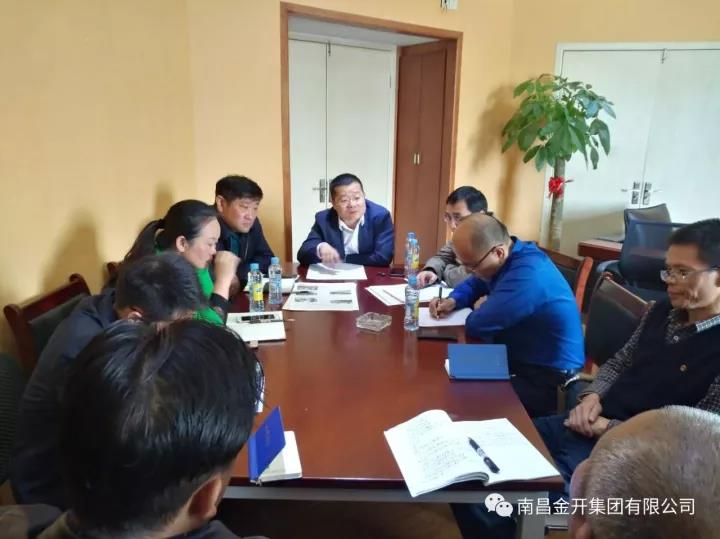 金开星空（中国）董事长胡顺明莅临市政公司调研指导工作