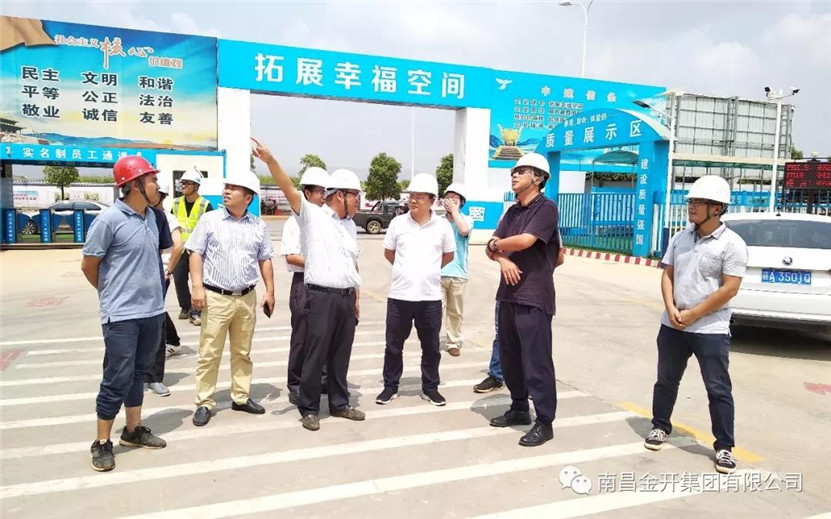 金开星空（中国）董事长胡顺明现场调研技术协同创新园项目