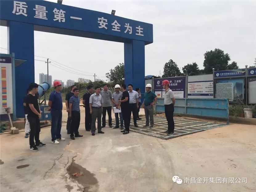 区党工委副书记程建兵现场调研星空(中国)各在建项目进展情况