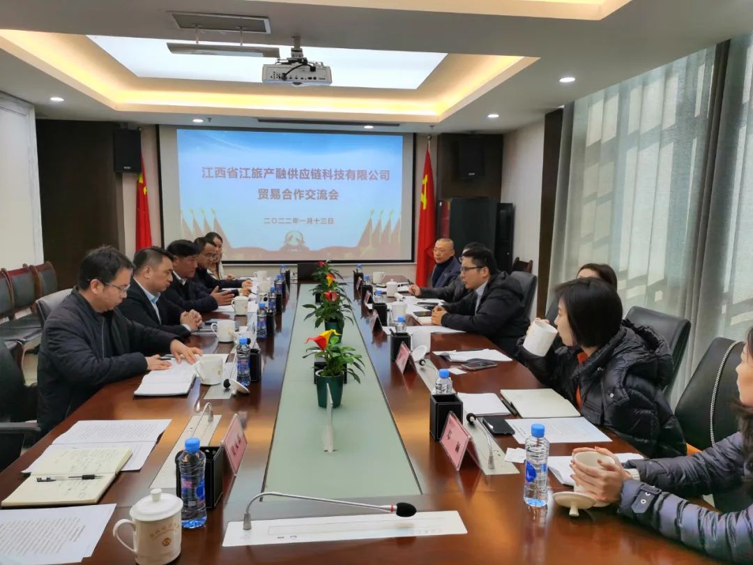 江西省江旅产融供应链科技有限公司一行莅临金开星空（中国）交流