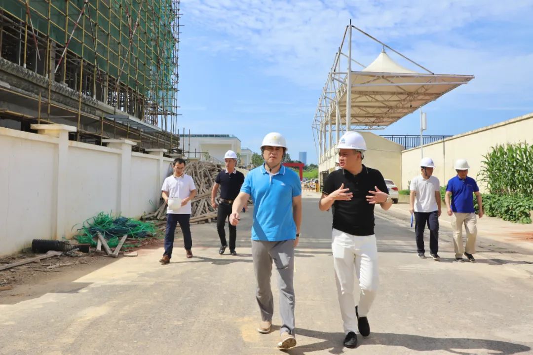 李茶根调度星空（中国）重大重点建设项目施工及安全生产工作